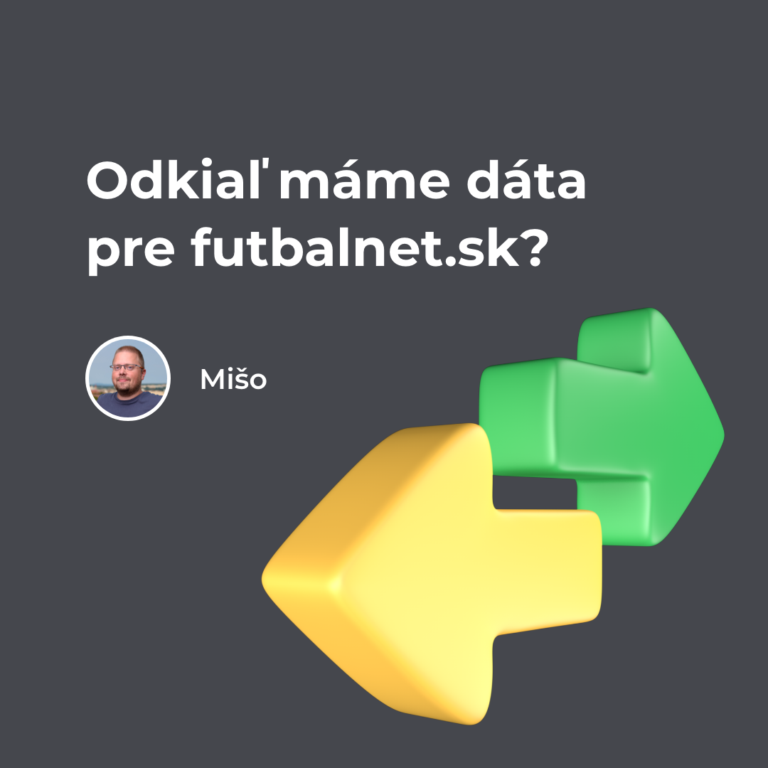Odkiaľ máme dáta pre futbalnet.sk? - Bart Digital Products
